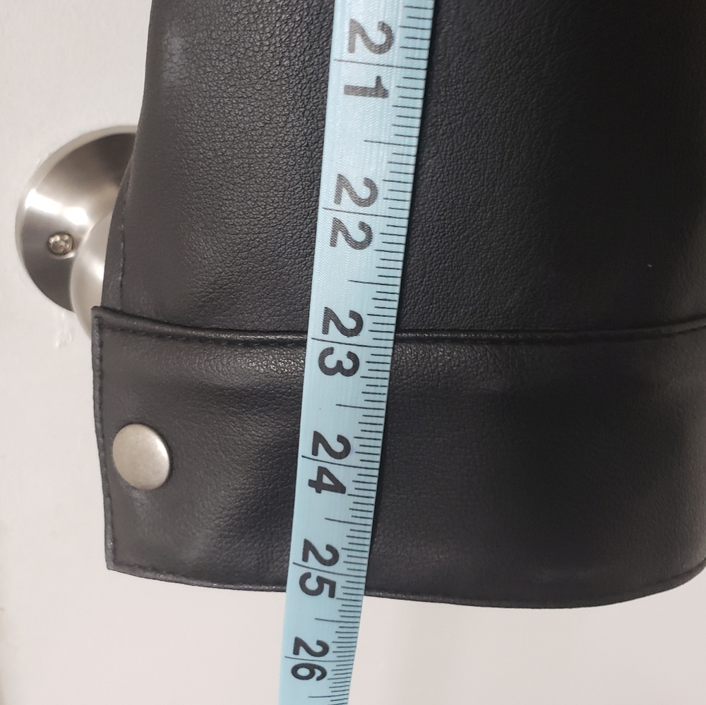 Men Small (Regular) Leather Jacket With Detachabl… - image 6